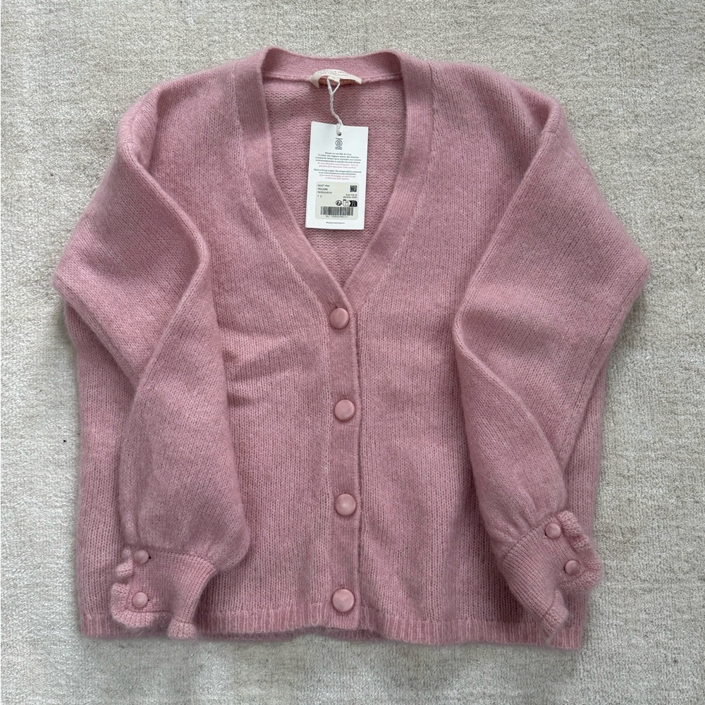 Sezane Mia Sweater Wool Pink S
